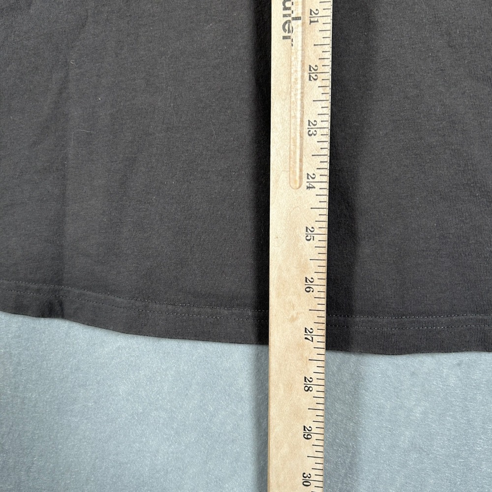 Polo Jeans Co Ralph Lauren T-Shirt Mens L Brown Solid Long Sleeve Logo Graphic - Picture 10 of 12
